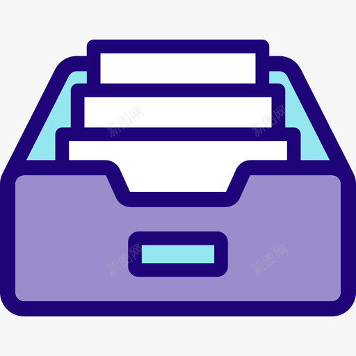 收件箱搜索引擎优化元素线性颜色图标svg_新图网 https://ixintu.com 搜索引擎优化元素 收件箱 线性颜色