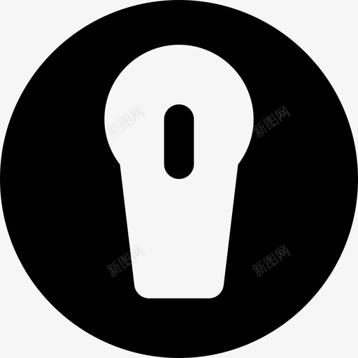 开锁器安全17实心图标svg_新图网 https://ixintu.com 安全17 实心 开锁器