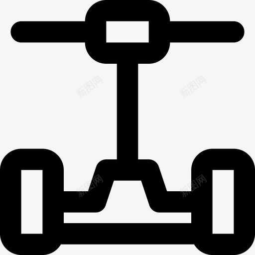 赛格威交通21号轮廓图标svg_新图网 https://ixintu.com 交通21号 赛格威 轮廓