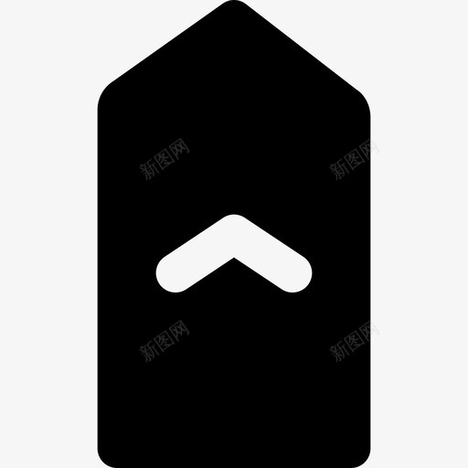 V形军徽5实心图标svg_新图网 https://ixintu.com V形 军徽5 实心