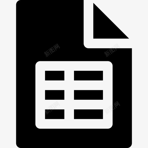 表格googlesuite3已填充图标svg_新图网 https://ixintu.com googlesuite3 已填充 表格