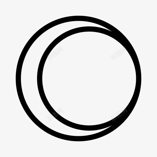 月亮夜晚星星图标svg_新图网 https://ixintu.com 夜晚 星星 月亮 网络用户图标 黄昏图标