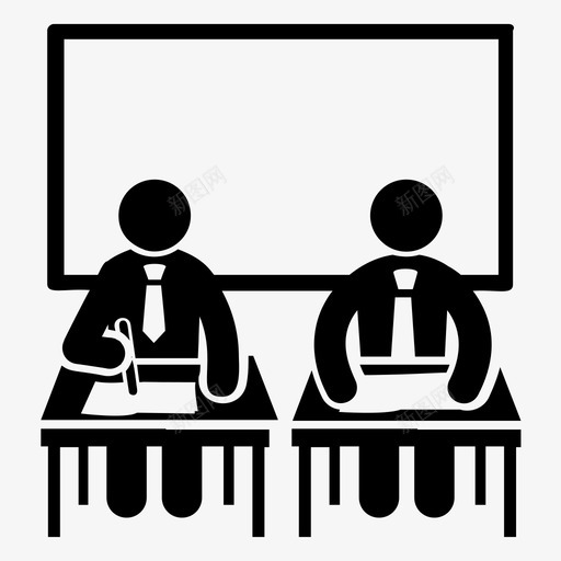 考试教室期末考试图标svg_新图网 https://ixintu.com 学校字形图标 教室 期末考试 板考 考试 考试环节