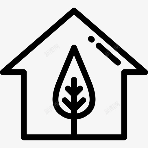 住宅建筑施工2线性图标svg_新图网 https://ixintu.com 住宅 建筑施工2 线性