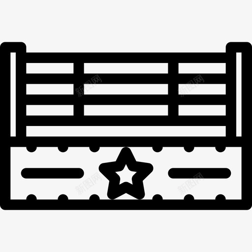 拳击场运动12直线型图标svg_新图网 https://ixintu.com 拳击场 直线型 运动12