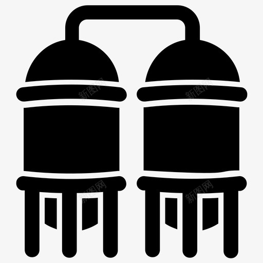 天然气厂钢瓶工业工厂图标svg_新图网 https://ixintu.com 全球变暖雕文图标 天然气厂 工业工厂 炼油厂 钢瓶