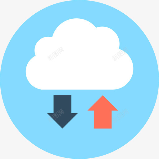 云计算通信15循环图标svg_新图网 https://ixintu.com 云计算 循环 通信15