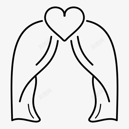 婚礼庆祝蜜月图标svg_新图网 https://ixintu.com 婚姻 婚礼 庆祝 浪漫 爱情 蜜月