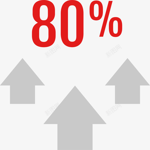 百分比信息图形红色扁平图标svg_新图网 https://ixintu.com 信息图形红色 扁平 百分比