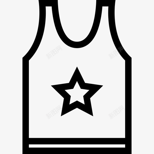 篮球运动衫衣服8件直线型图标svg_新图网 https://ixintu.com 直线型 篮球运动衫 衣服8件
