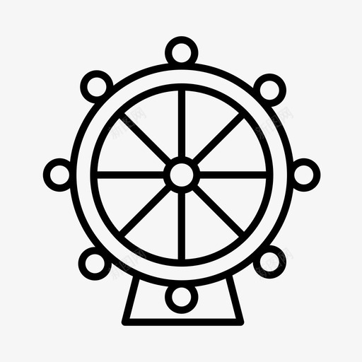 伦敦眼英国地标图标svg_新图网 https://ixintu.com 伦敦眼 地标 英国