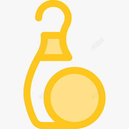 保龄球运动27黄色图标svg_新图网 https://ixintu.com 保龄球 运动27 黄色