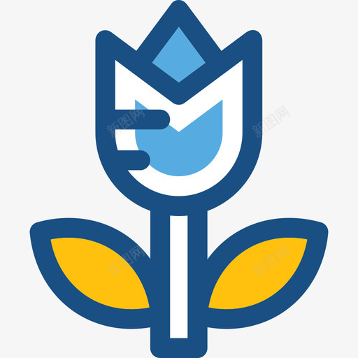 花网络和用户界面双色调图标svg_新图网 https://ixintu.com 双色调 网络和用户界面 花