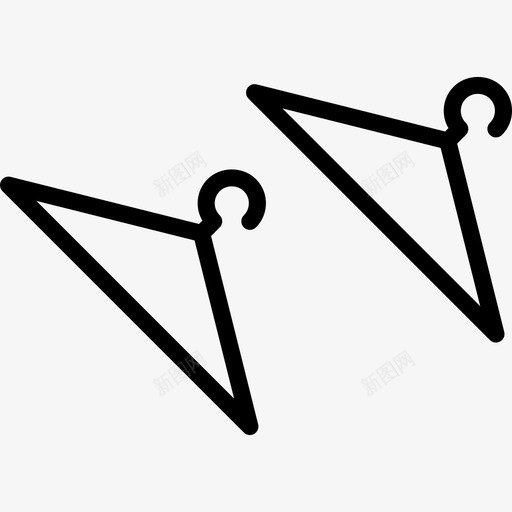 吊架人用附件2线性图标svg_新图网 https://ixintu.com 人用附件2 吊架 线性