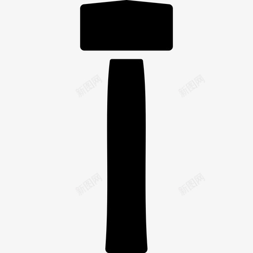 锤子8号工具填充图标svg_新图网 https://ixintu.com 8号工具 填充 锤子