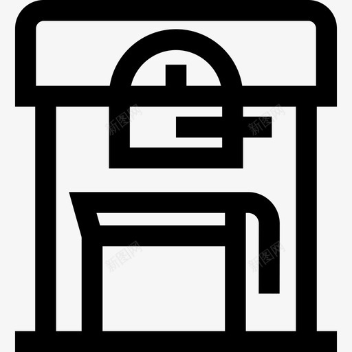 咖啡机酒店17线性图标svg_新图网 https://ixintu.com 咖啡机 线性 酒店17