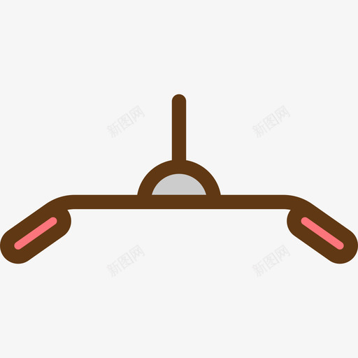 举重杆健身房健身线性颜色图标svg_新图网 https://ixintu.com 举重杆 健身房健身 线性颜色
