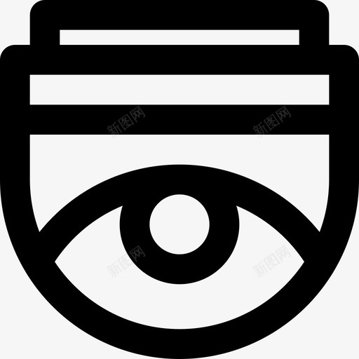 保安摄像机保安16轮廓图标svg_新图网 https://ixintu.com 保安16 保安摄像机 轮廓