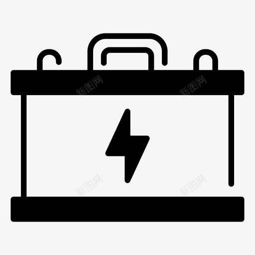 电池充电器电图标svg_新图网 https://ixintu.com 充电器 电 电池 能