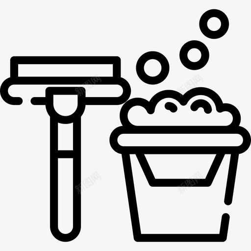 清洁器机械元件线性图标svg_新图网 https://ixintu.com 机械元件 清洁器 线性