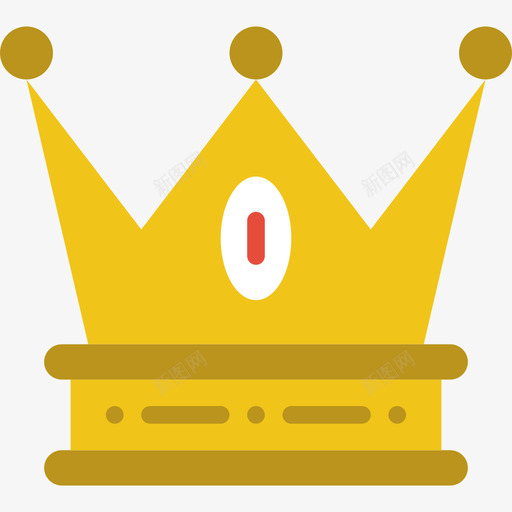 皇冠中世纪3扁平图标svg_新图网 https://ixintu.com 中世纪3 扁平 皇冠