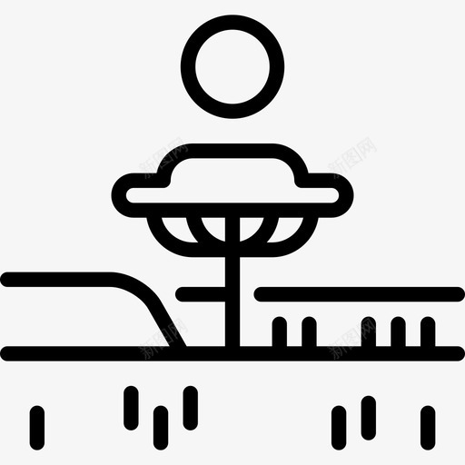 萨凡纳景观20线性图标svg_新图网 https://ixintu.com 景观20 线性 萨凡纳