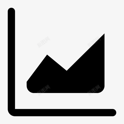 图表面积图数据图标svg_新图网 https://ixintu.com 图表 市场 数据 统计 面积图