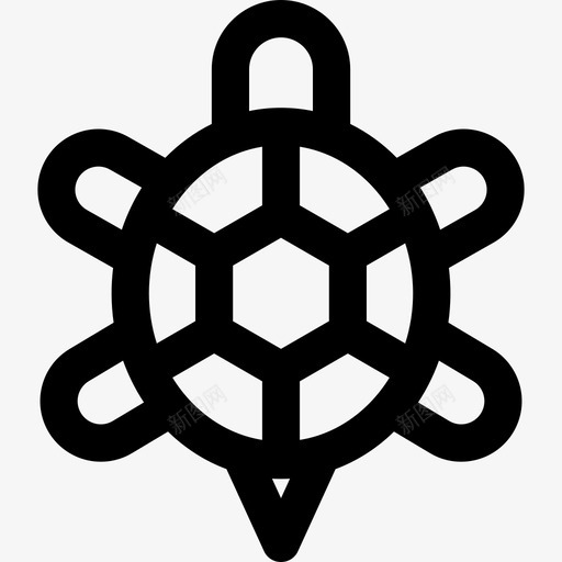 海龟动物23直系图标svg_新图网 https://ixintu.com 动物23 海龟 直系