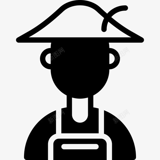 农夫耕作4填充图标svg_新图网 https://ixintu.com 农夫 填充 耕作4
