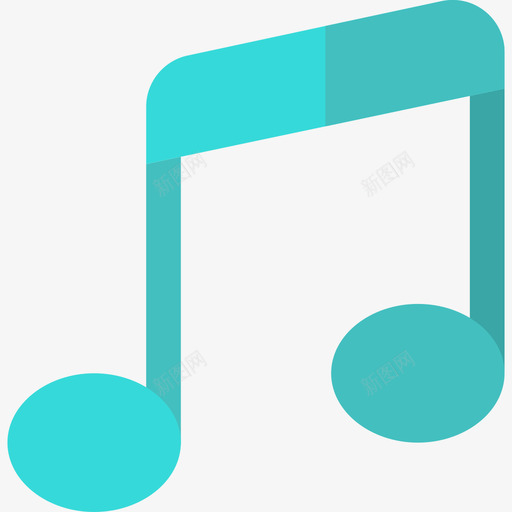 音符生日6平铺图标svg_新图网 https://ixintu.com 平铺 生日6 音符