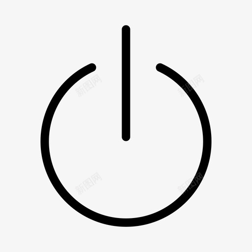 电源关闭退出图标svg_新图网 https://ixintu.com 关闭 电源 电源图标 网络用户图标 退出