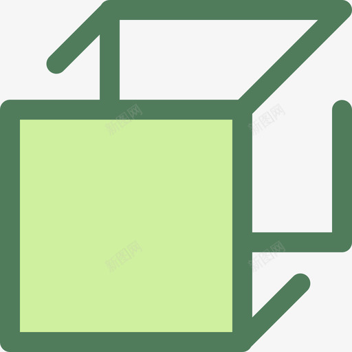 立方体形状8维德图标svg_新图网 https://ixintu.com 形状8 立方体 维德