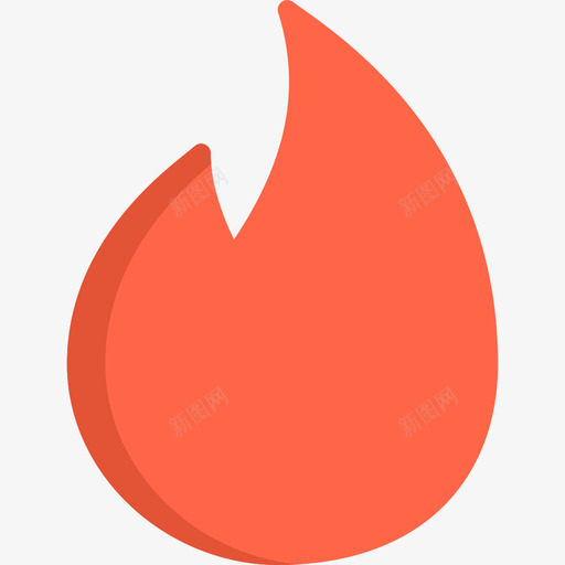 Tinder社交媒体26扁平图标svg_新图网 https://ixintu.com Tinder 扁平 社交媒体26