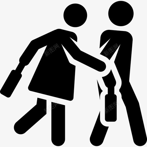员工业务象形图填充图标svg_新图网 https://ixintu.com 业务象形图 员工 填充
