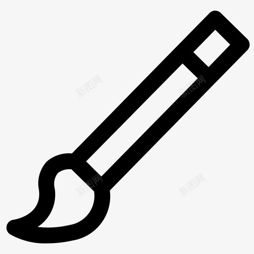 画笔美术教育图标svg_新图网 https://ixintu.com 学习 学生 教育 画笔 美术