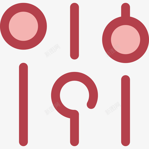 级别用户界面9红色图标svg_新图网 https://ixintu.com 用户界面9 红色 级别