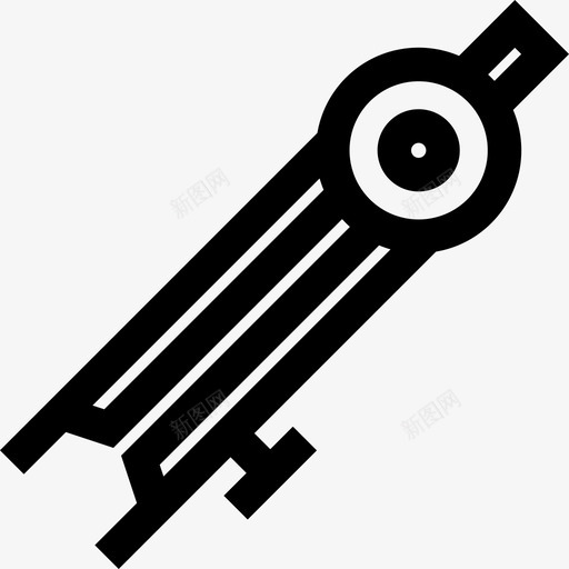指南针思维5直线图标svg_新图网 https://ixintu.com 指南针 直线 设计思维5