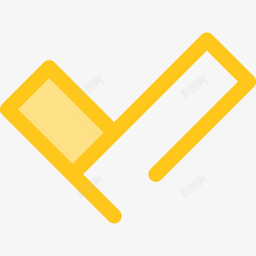 检查额定值验证符号4黄色图标svg_新图网 https://ixintu.com 检查 额定值验证符号4 黄色