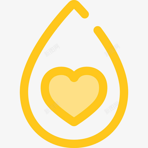 水慈善6号黄色图标svg_新图网 https://ixintu.com 慈善6号 水 黄色