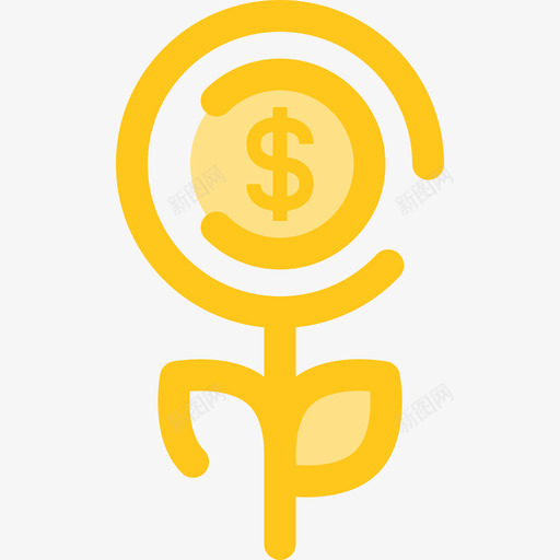 成长员工组织3黄色图标svg_新图网 https://ixintu.com 员工组织3 成长 黄色