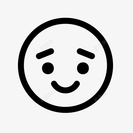 害羞尴尬情绪化图标svg_新图网 https://ixintu.com 害羞 尴尬 情绪化 高兴