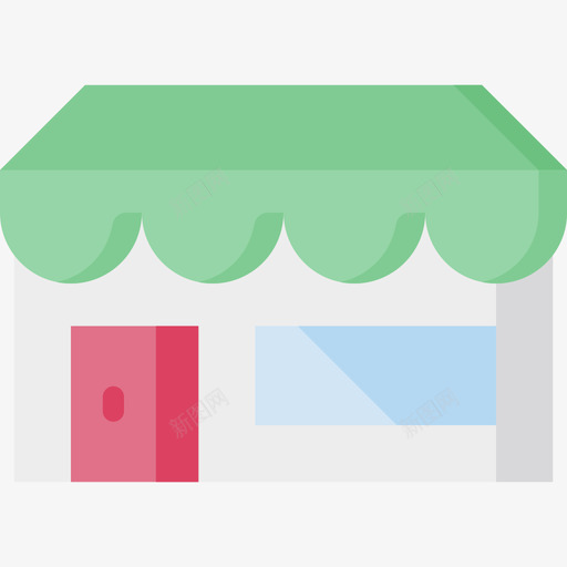 商店超市6公寓图标svg_新图网 https://ixintu.com 公寓 商店 超市6