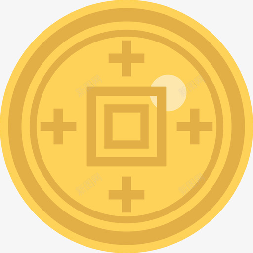 元中式平的图标svg_新图网 https://ixintu.com 中式 元 平的