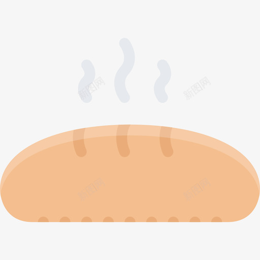 面包食物22扁平图标svg_新图网 https://ixintu.com 扁平 面包 食物22