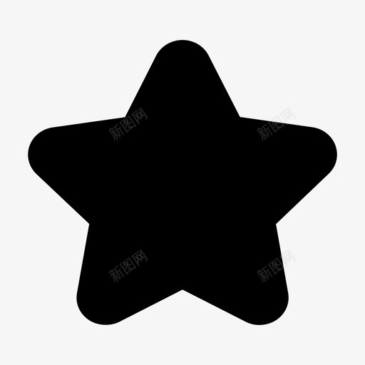 星星实心svg_新图网 https://ixintu.com 星星实心