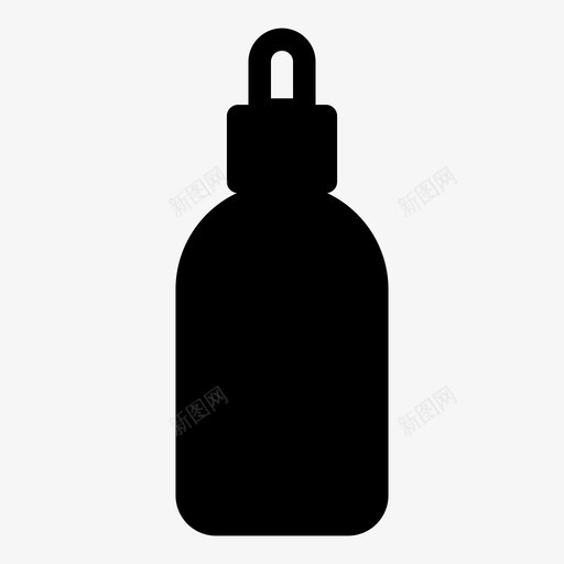 滴管瓶子药水图标svg_新图网 https://ixintu.com 油 滴管 物品 瓶子 药 药房 药水