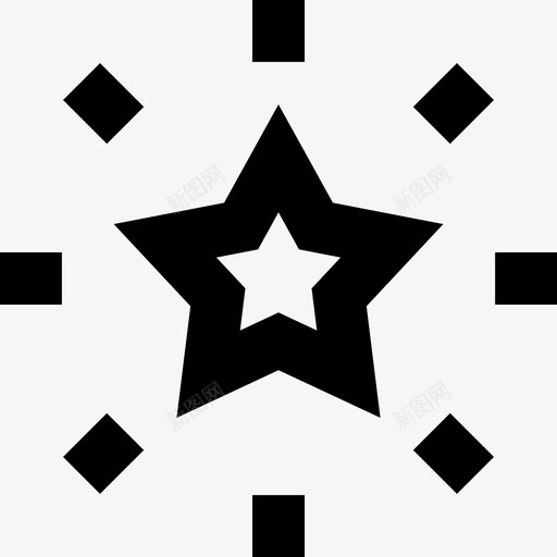 恒星宇宙12直线图标svg_新图网 https://ixintu.com 宇宙12 恒星 直线
