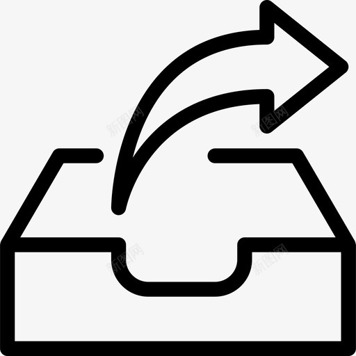 发件箱文本和电子邮件直拨图标svg_新图网 https://ixintu.com 发件箱 文本和电子邮件 直拨