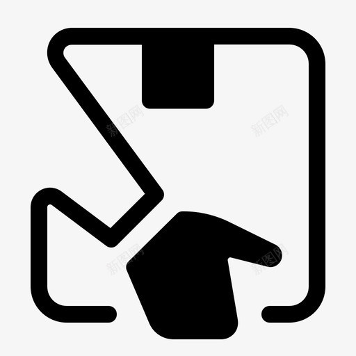 收货包裹箱子送货图标svg_新图网 https://ixintu.com 人手 收货包裹 箱子 送货 送货物流