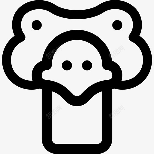 鸵鸟野生动物园2直系图标svg_新图网 https://ixintu.com 直系 野生动物园2 鸵鸟